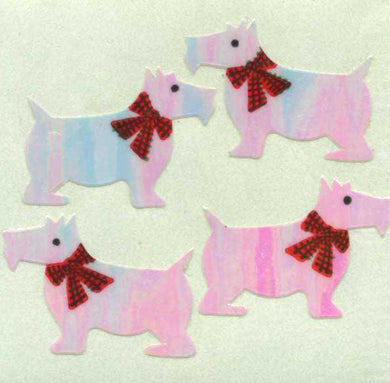 Roll of Pearlie Stickers - Scotties