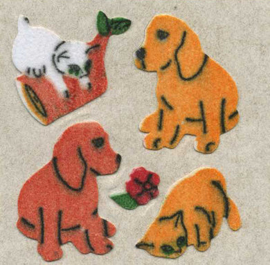 Roll of Furrie Stickers - Puppies & Kittens