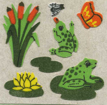 Load image into Gallery viewer, Pack of Furrie Stickers - Frogs on Lily Pads