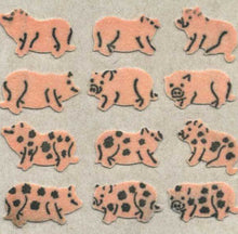 Load image into Gallery viewer, Roll of Furrie Stickers - Micro Pigs