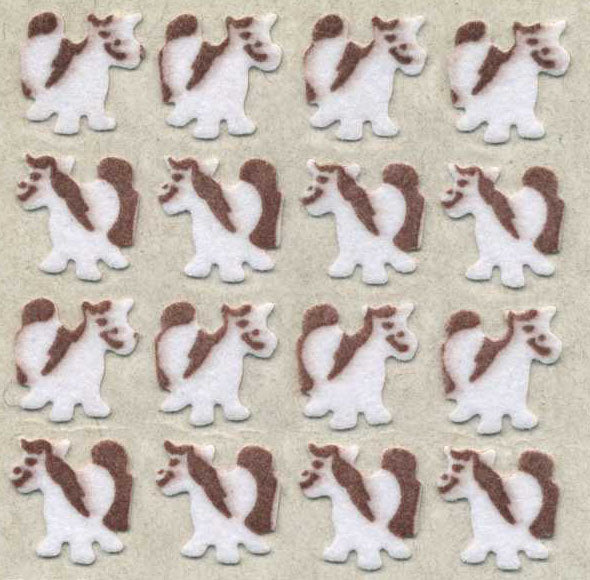 Roll of Furrie Stickers - Micro Ponies