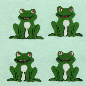 Pack of Paper Stickers - Frogs Sitting