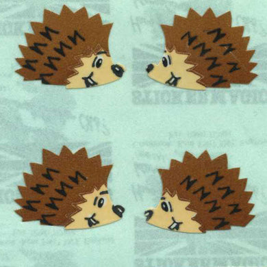 Roll of Paper Stickers - Hedgehogs