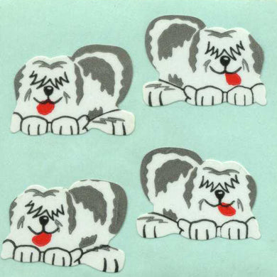 Roll of Paper Stickers - Sheepdogs