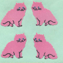 Load image into Gallery viewer, Pack of Paper Stickers - Pink Cats