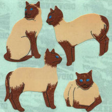 Load image into Gallery viewer, Roll of Paper Stickers - Siamese Cats