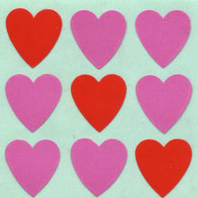 Load image into Gallery viewer, Pack of Paper Stickers - Pink Hearts