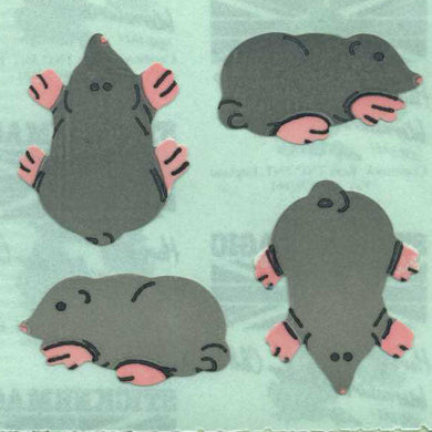 Roll of Paper Stickers - Moles