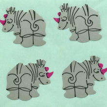 Load image into Gallery viewer, Pack of Paper Stickers - Rhinos
