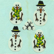 Load image into Gallery viewer, Roll of Paper Stickers - Snowmen