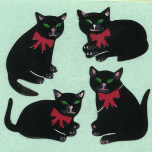 Pack of Paper Stickers - Black Cats