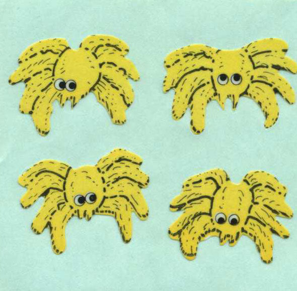 Roll of Paper Stickers - Spiders