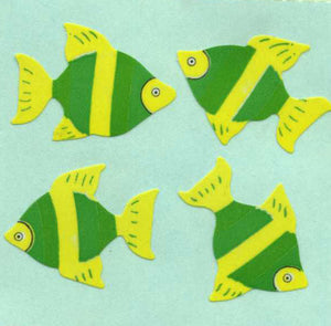 Roll of Paper Stickers - Angel Fish