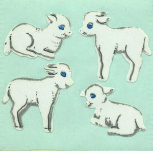 Pack of Paper Stickers - Lambs