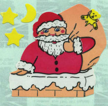 Load image into Gallery viewer, Roll of Paper Stickers - Santas