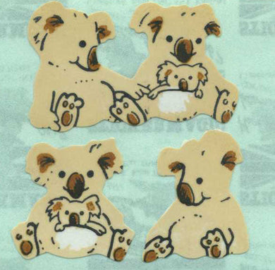 Roll of Paper Stickers - Koalas