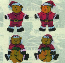 Load image into Gallery viewer, Pack of Pearlie Stickers - Santa Bears