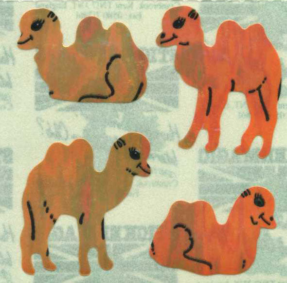 Roll of Pearlie Stickers - Camels