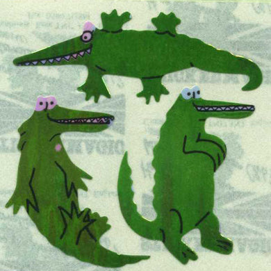 Roll of Pearlie Stickers - Crocodiles