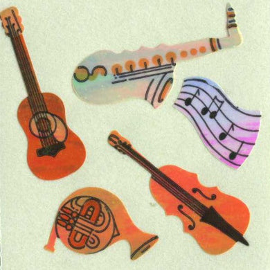 Roll of Pearlie Stickers - Jazz Band