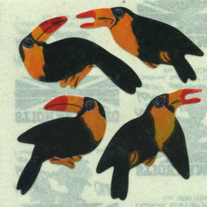 Roll of Pearlie Stickers - Toucans