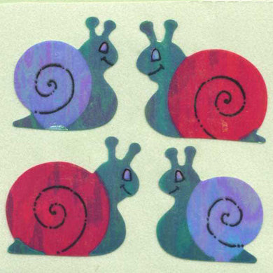 Roll of Pearlie Stickers - Snails