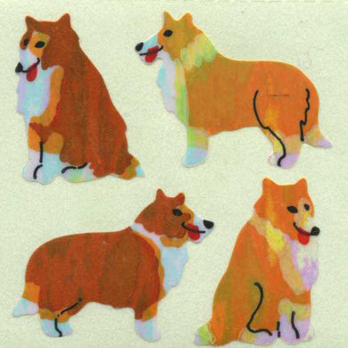 Roll of Pearlie Stickers - Collies