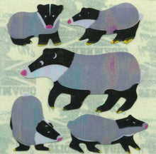 Load image into Gallery viewer, Pack of Pearlie Stickers - Badger Family