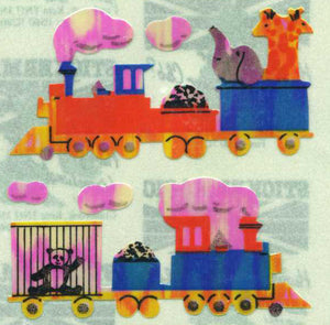 Pack of Pearlie Stickers - Animal Train