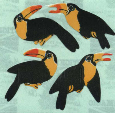 Roll of Paper Stickers - Toucans