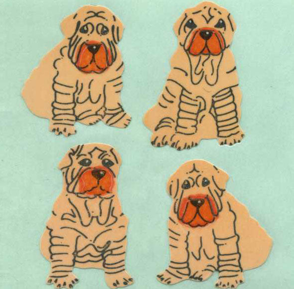Roll of Paper Stickers - Shar Peis