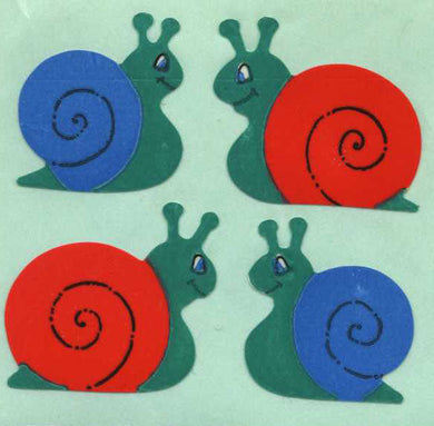 Roll of Paper Stickers - Snails