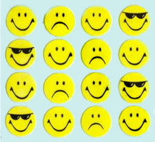 Load image into Gallery viewer, Pack of Paper Stickers - Smiley Expressions