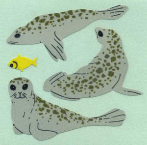 Pack of Paper Stickers - Seals & Fish