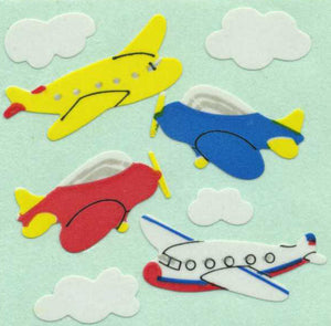 Pack of Paper Stickers - Aeroplanes