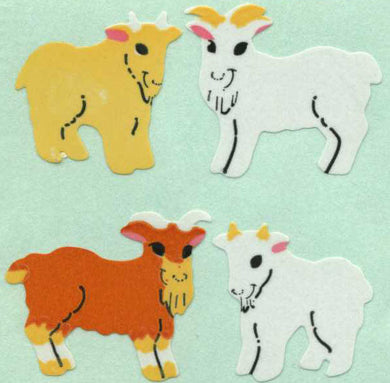 Roll of Paper Stickers - Goat Kids