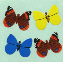Load image into Gallery viewer, Pack of Paper Stickers - Multi Coloured Butterflies