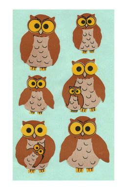 Maxi Paper Stickers - Owls