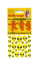 Load image into Gallery viewer, Maxi Paper Stickers - Smiley Aliens