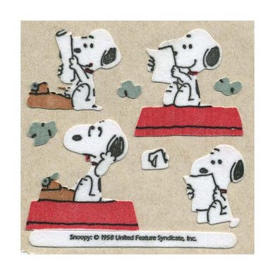 Maxi Stickers - Snoopy & Typewriter