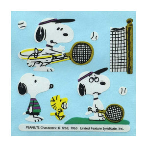 Maxi Stickers - Snoopy playing Tennis