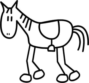 My Family Sticker - Horse