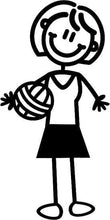 Load image into Gallery viewer, My Family Sticker - Mum With Netball