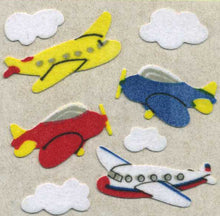 Load image into Gallery viewer, Roll of Furrie Stickers - Aeroplanes
