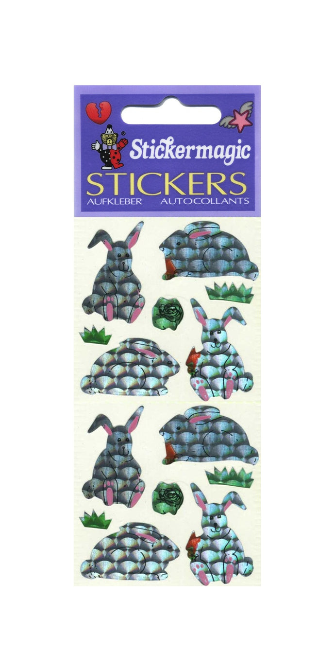 Pack of Prismatic Stickers - Rabbits