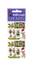 Load image into Gallery viewer, Pack of Prismatic Stickers - Micro Teddy Seaside