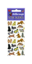 Load image into Gallery viewer, Pack of Prismatic Stickers - Micro Cats