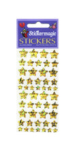 Load image into Gallery viewer, Pack of Prismatic Stickers - Gold Stars