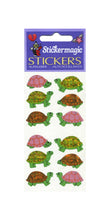 Load image into Gallery viewer, Pack of Prismatic Stickers - Multicoloured Tortoises