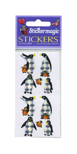 Pack of Prismatic Stickers - Penguin Family